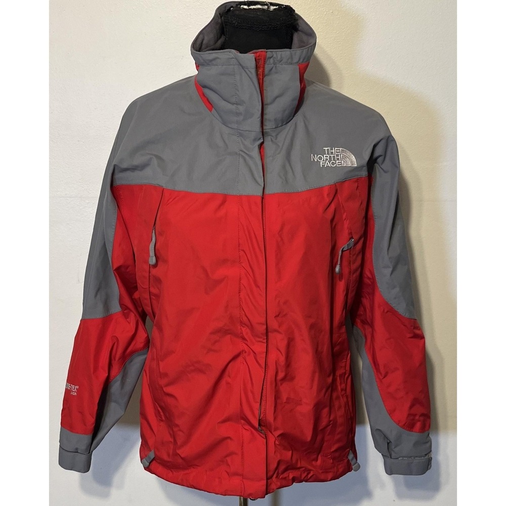 The North Face Summit Series Gore-Tex XCR‎ Jacket Women's XS Red Gray Waterproof